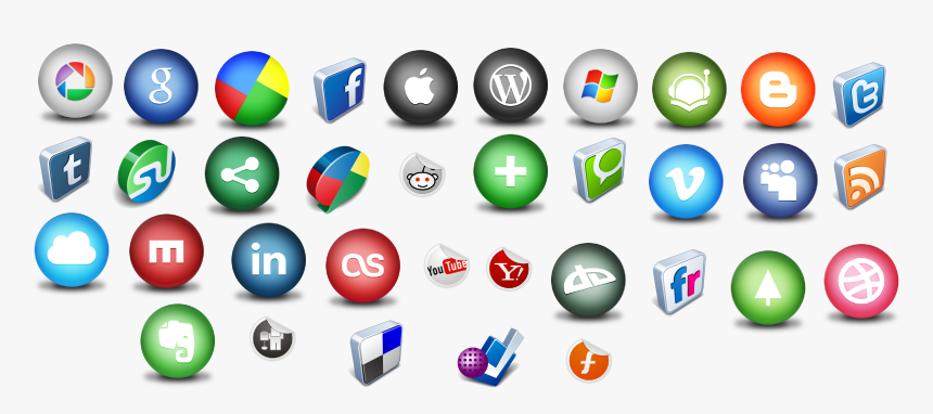 All Social Icon - Icons, HD Png Download, Free Download