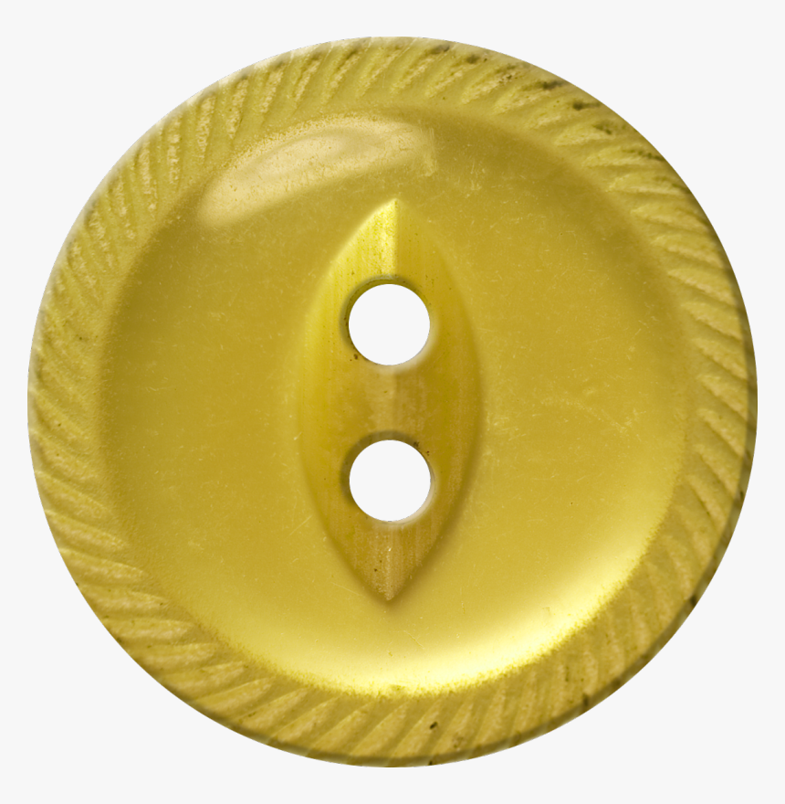 Button With Incised Border And Almond-shaped Center, - Pretty Button Transparent Background, HD Png Download, Free Download