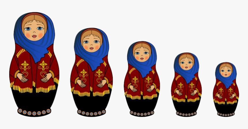 Russian Matryoshka Doll Png Free Download - Matryoshka Png, Transparent Png, Free Download