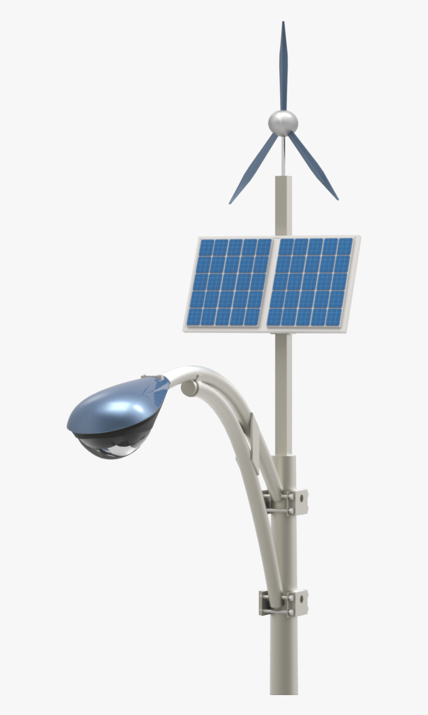 Solar Street Light Png - Wind Turbine, Transparent Png, Free Download