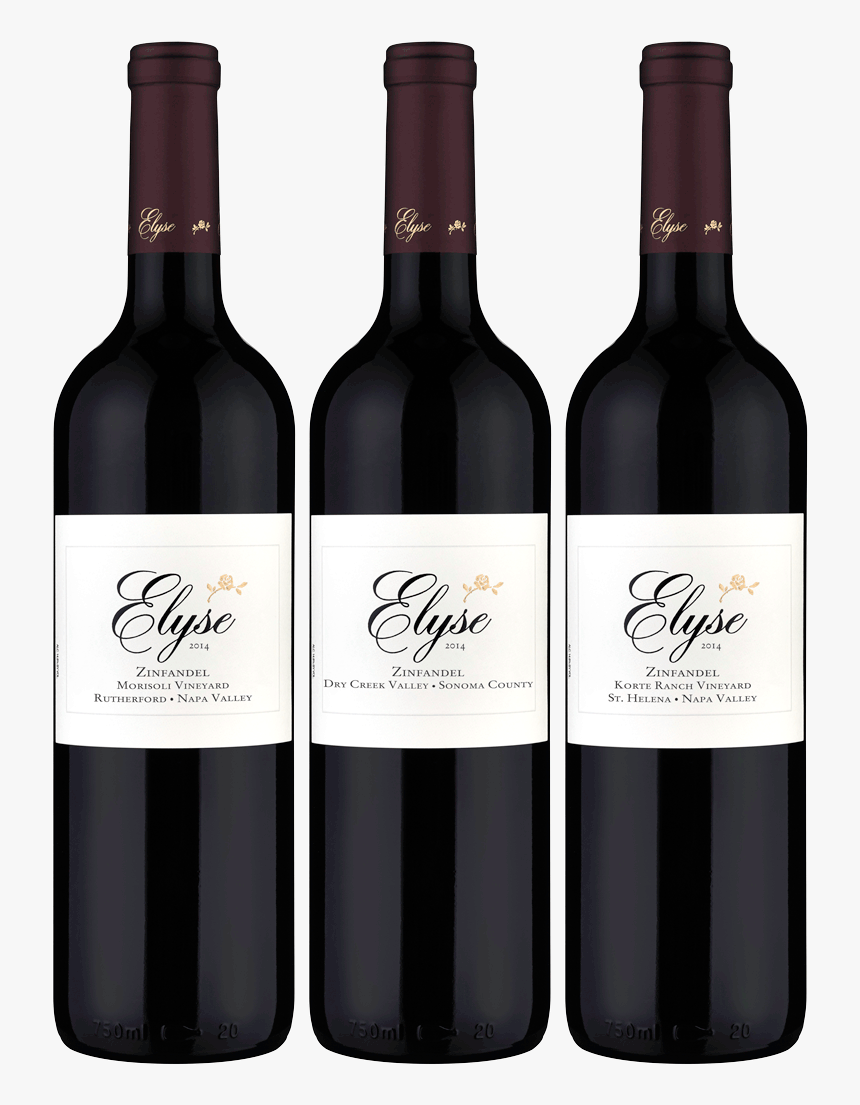 Old Vine Zinfandel Horizontal - Wine Bottle, HD Png Download, Free Download