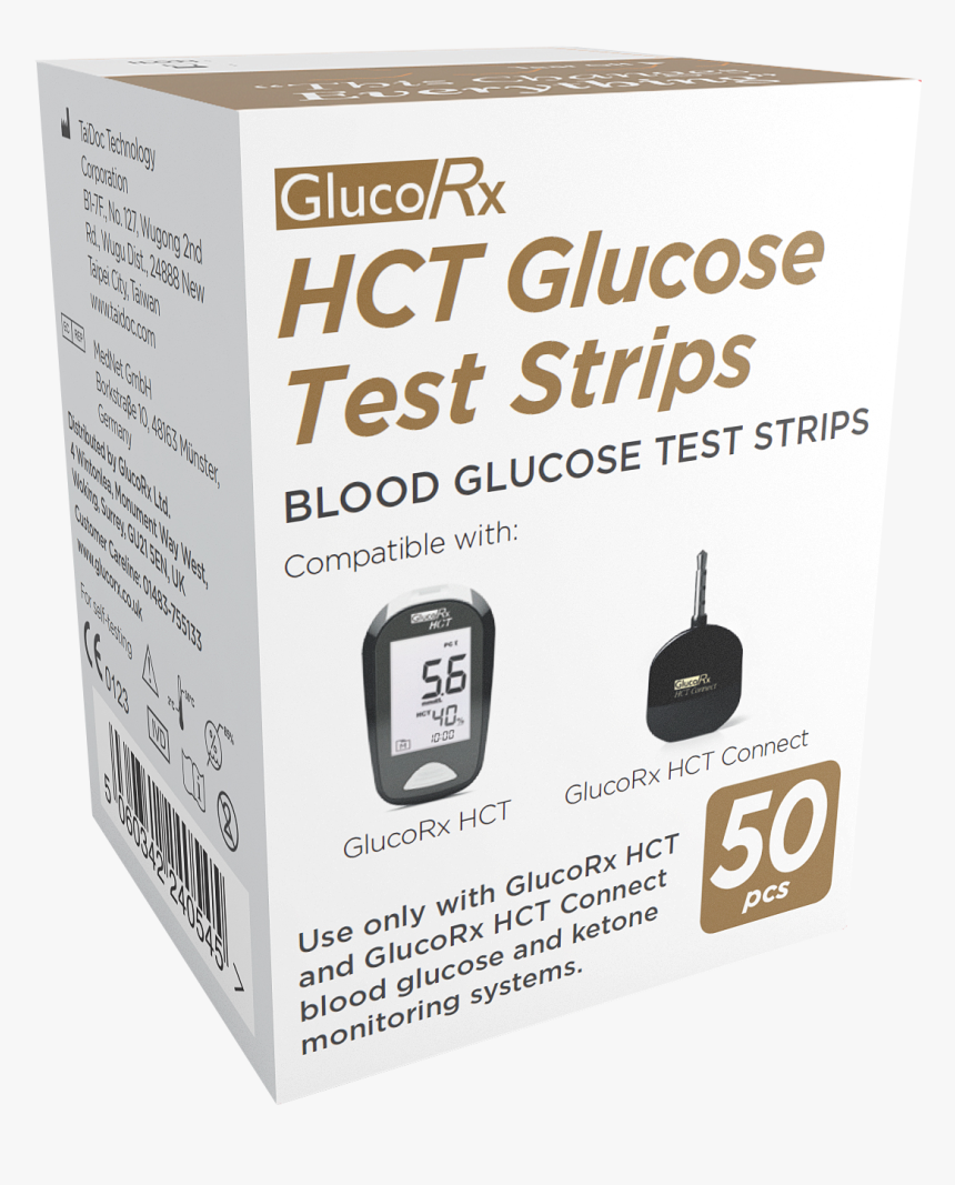 Glucorx Hct Test Strips, HD Png Download, Free Download