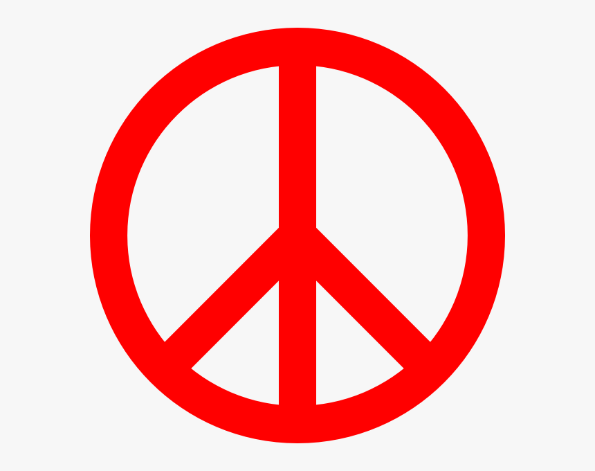 Small Red Heart Png - Red Peace Sign Png, Transparent Png, Free Download