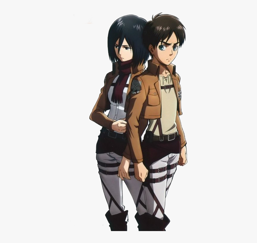 Thumb Image - Eren Jaeger Y Mikasa Ackerman, HD Png Download, Free Download