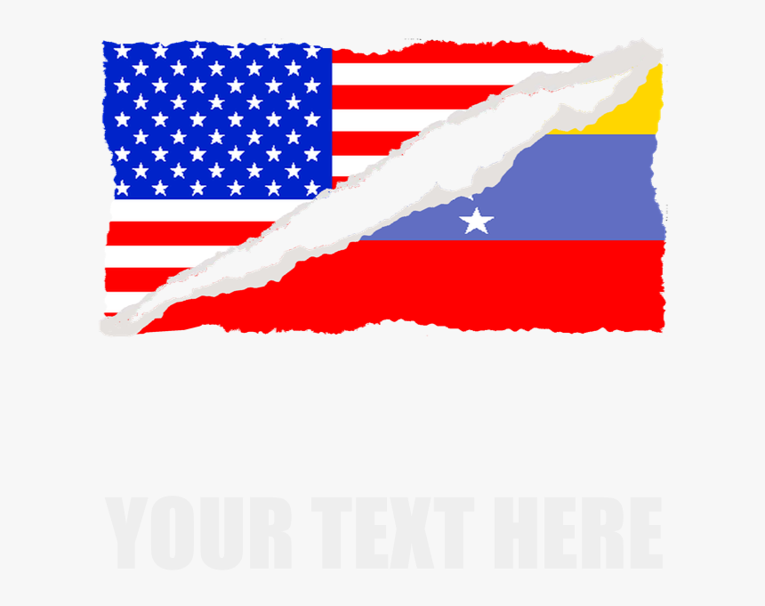 Venezuelan American Flag Maternity Tank Top - Usa Map And Flag, HD Png Download, Free Download