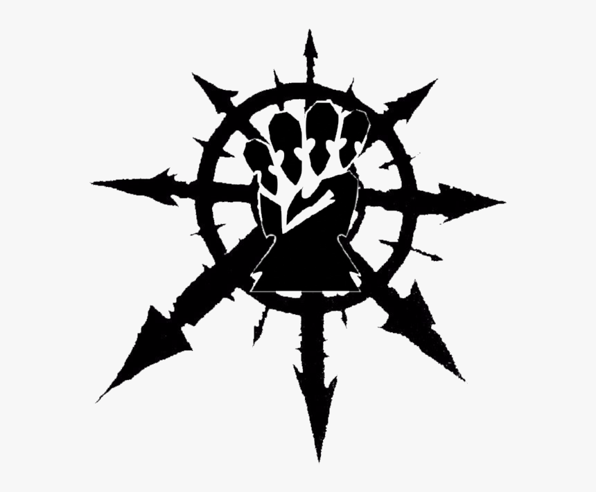 Imperial Fists Chaos Star Black - Warhammer Chaos Symbol, HD Png Download, Free Download