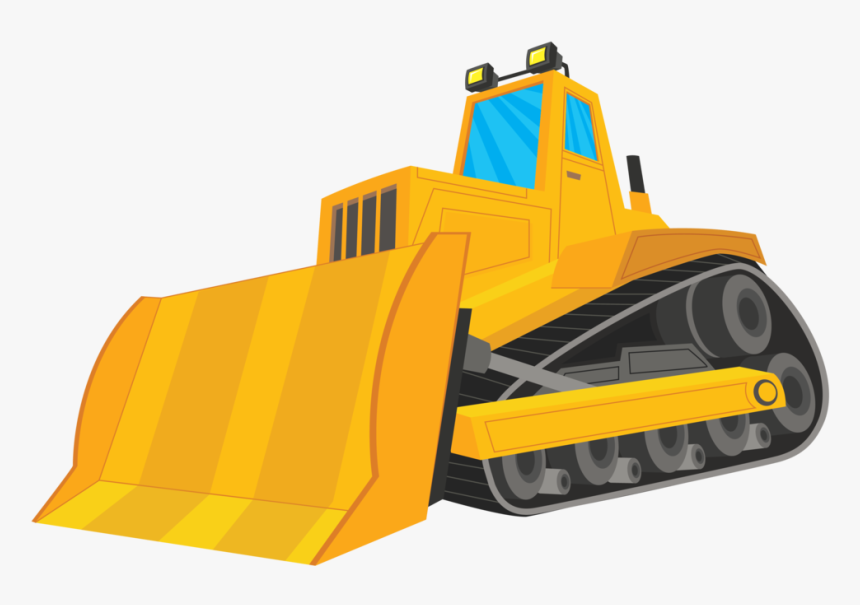 Bulldozer - Concrete And Cranes Vbs Clipart, HD Png Download, Free Download