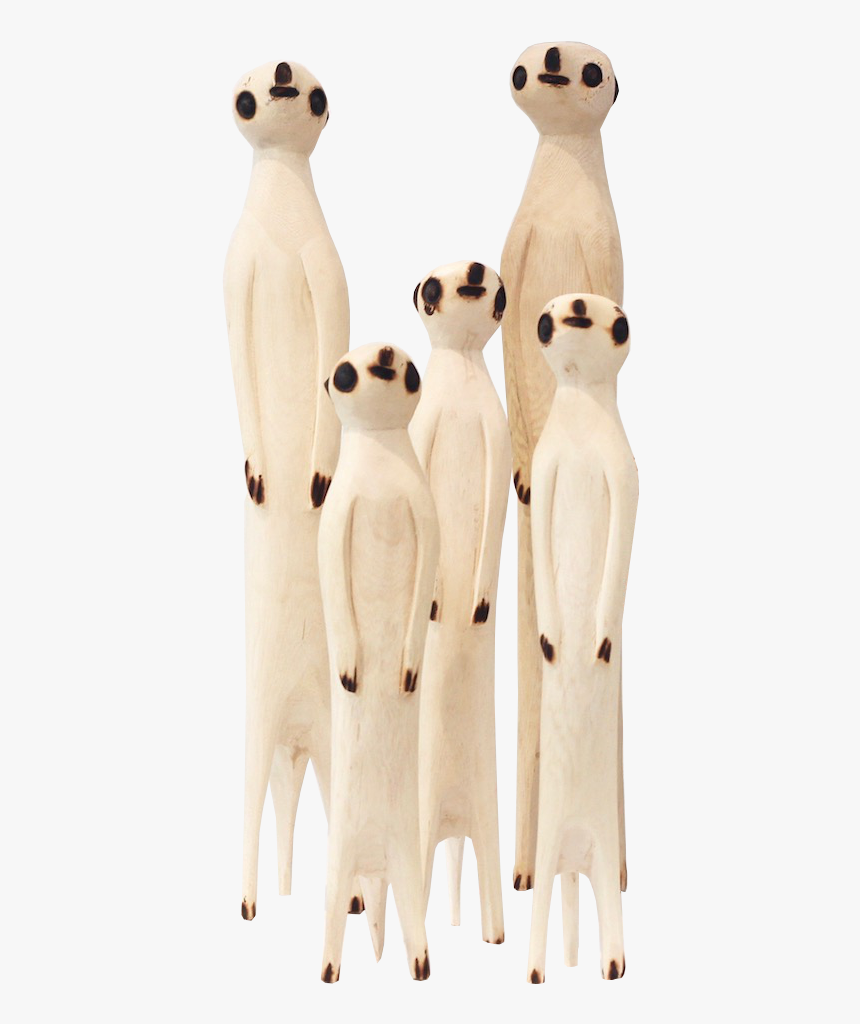 Hand Carved Meerkats - Meerkat, HD Png Download, Free Download