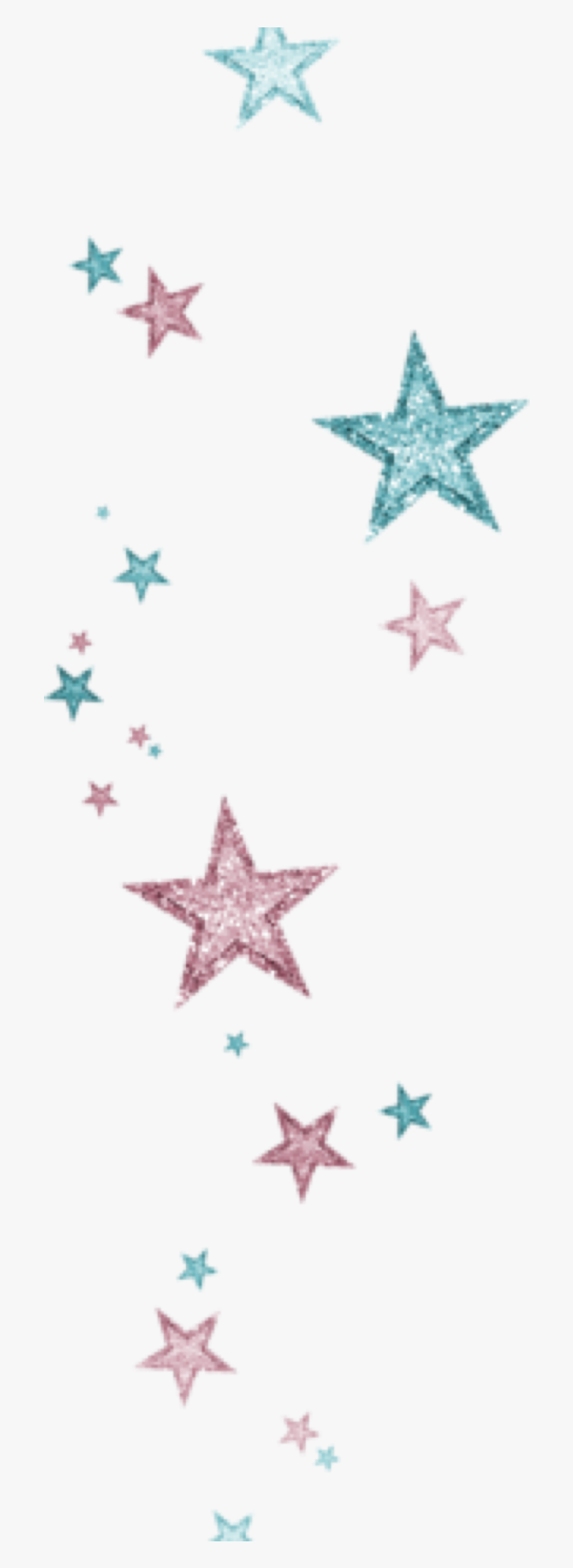 #star #stars #blue #rainbow #light #dust #grunge #shiny - Textile, HD Png Download, Free Download