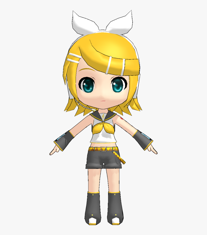 Transparent Rin Kagamine Png - Chibi Rin Neko Kagamine, Png Download, Free Download