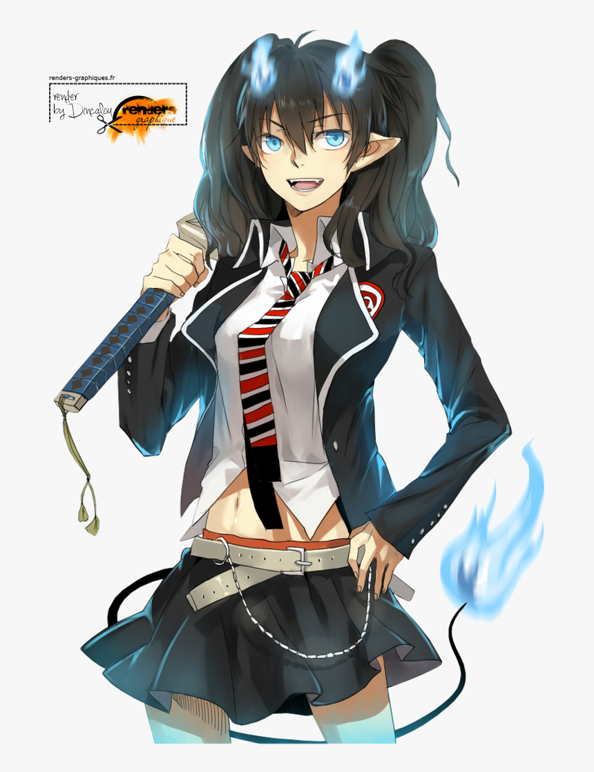 Redner Rin Okamura - Rin Blue Exorcist, HD Png Download, Free Download