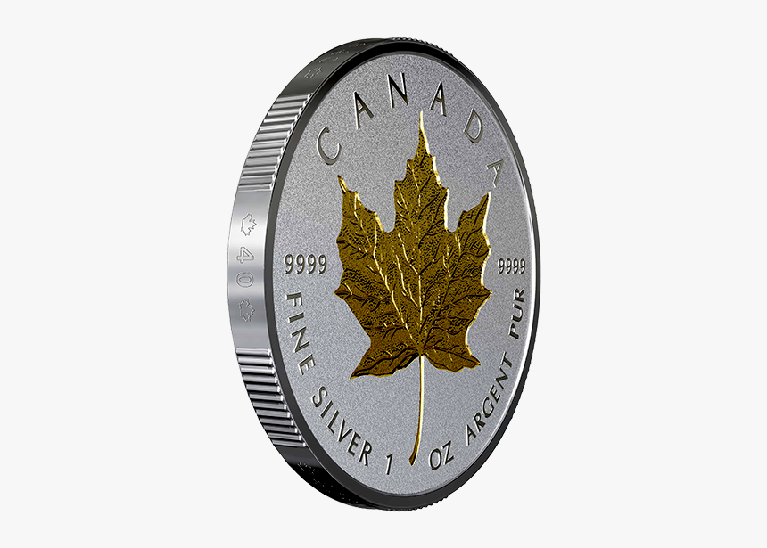 Canadian Maple Leaf Incuse Gold, HD Png Download, Free Download