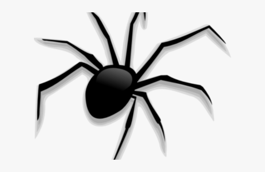 Transparent Spider Web Clip Art - Black Widow Spider, HD Png Download, Free Download