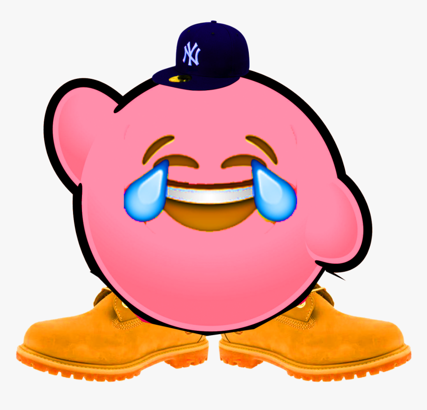 Transparent Follow Me On Twitter Png - Derp Kirby Face Meme, Png Download, Free Download