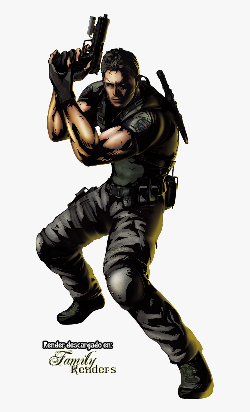 Png-chris Redfield - Chris Redfield Marvel Vs Capcom, Transparent Png, Free Download