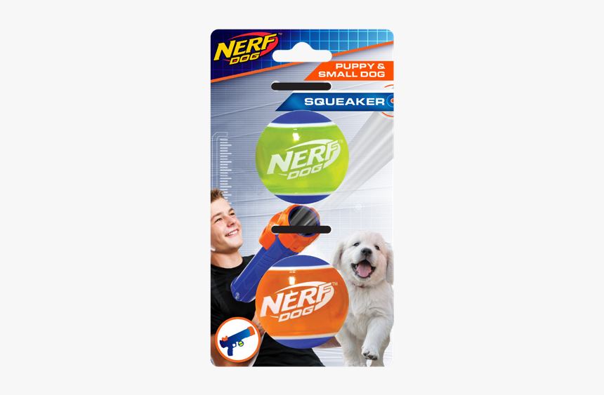 Nerf Dog Puppy Pistol Reloads - Nerf Dog Tpr Led Tennis Ball Dog Toy 2 Pack, HD Png Download, Free Download