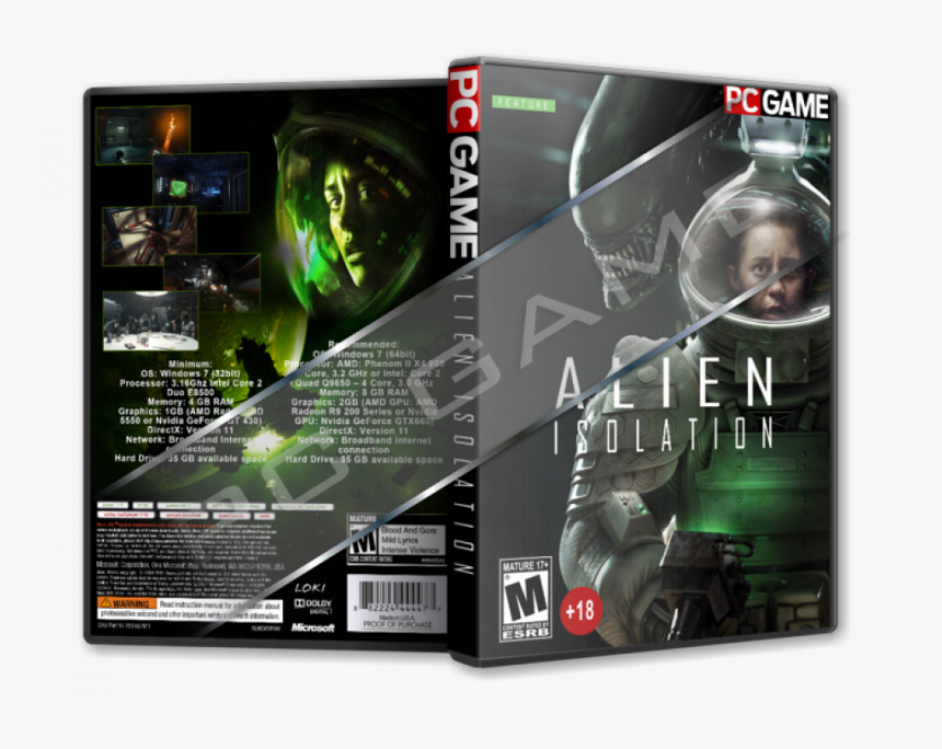 Alien Isolation Pc Oyun - Pc Game, HD Png Download, Free Download