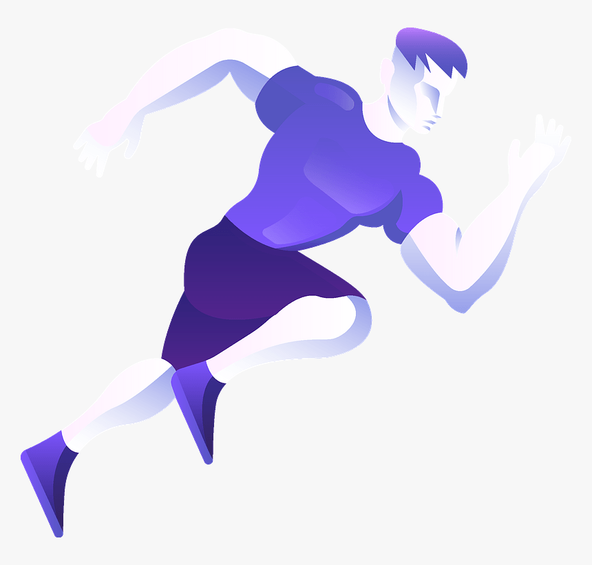 Runner Clipart - Cartoon, HD Png Download, Free Download