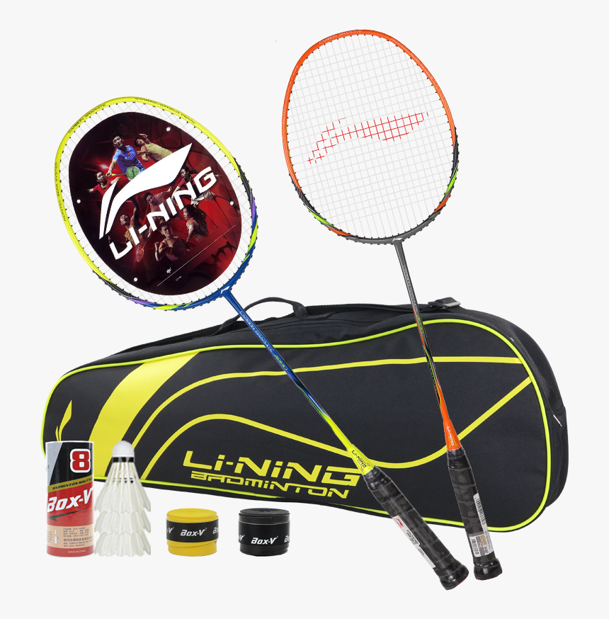 Li Ning Badminton Racket Genuine Full Carbon Fiber - Beach Racket, HD Png Download, Free Download