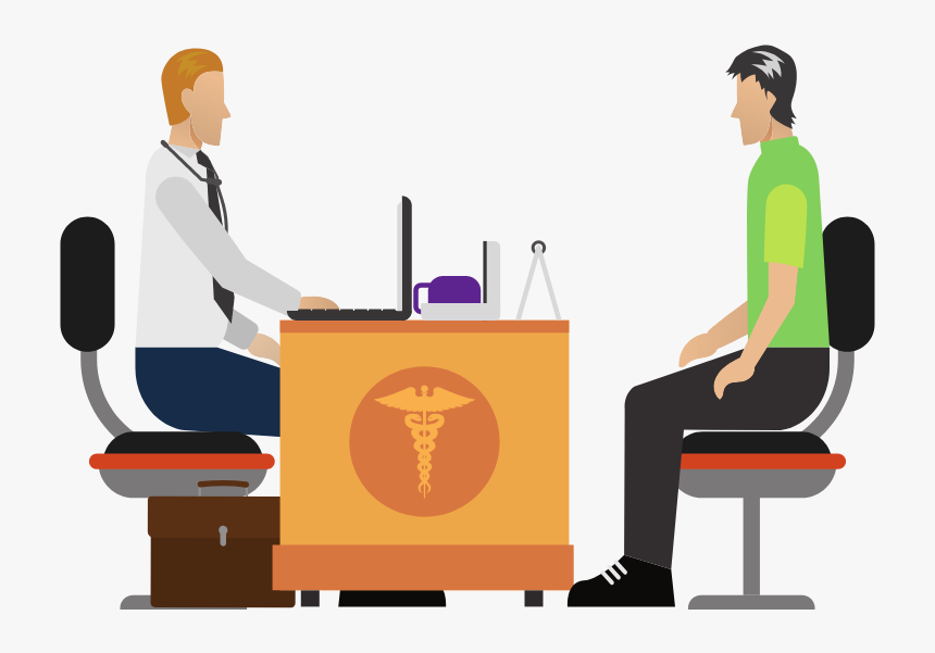 Doctor And Physician Discussion - Sitting, HD Png Download, Free Download