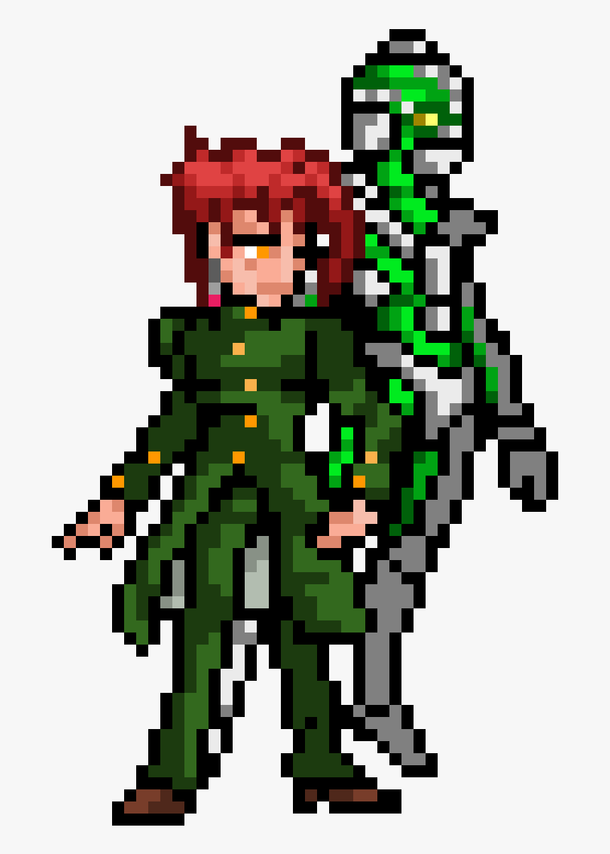 Noriaki Kakyoin Pixel Art, HD Png Download, Free Download