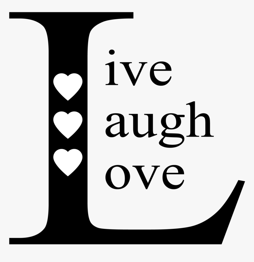 Afbeeldingsresultaat Voor Live Laugh Love - Heart, HD Png Download, Free Download