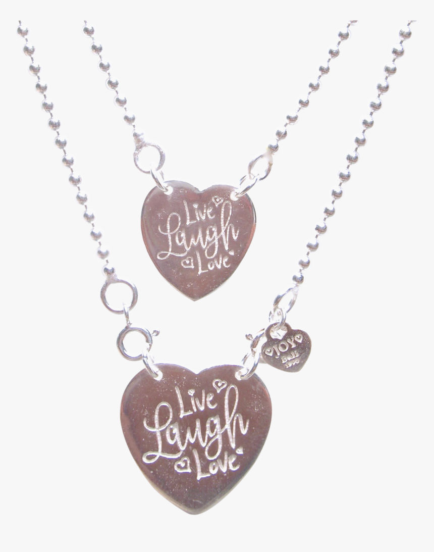 Necklace Sintra Live Laugh Love - Locket, HD Png Download, Free Download