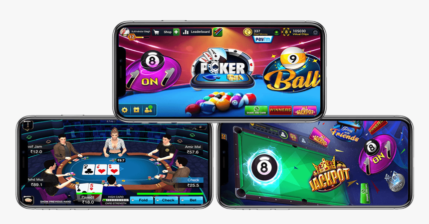 Play Real Money Games - Pool, HD Png Download, Free Download