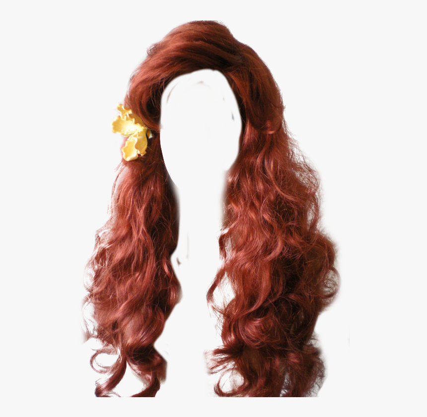 red hair wig clipart