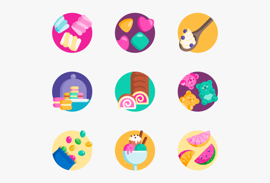 Candies Flat Icon, HD Png Download, Free Download