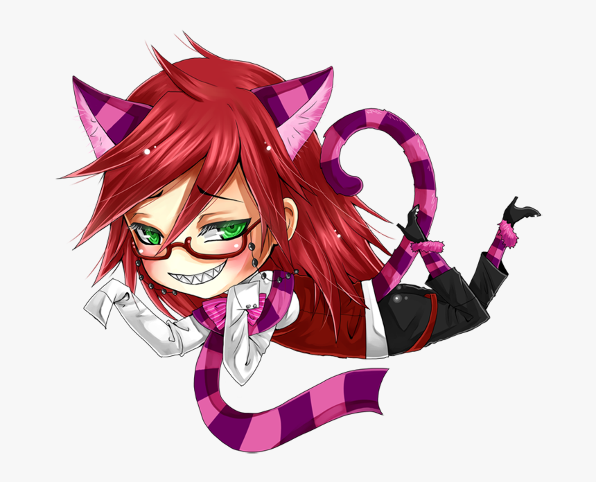 Grell Sutcliff Cheshire Cat, HD Png Download, Free Download