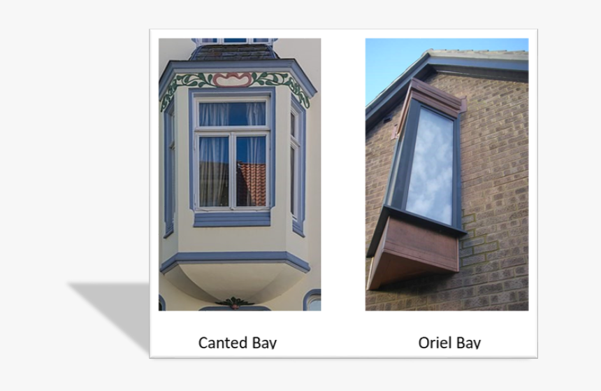 Canted And Oriel Bay Windows - Sash Window, HD Png Download, Free Download