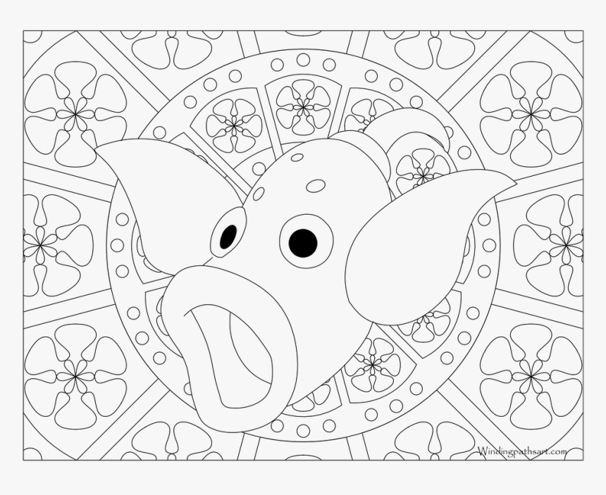 Pokemon Mandala Coloring Pages, HD Png Download, Free Download