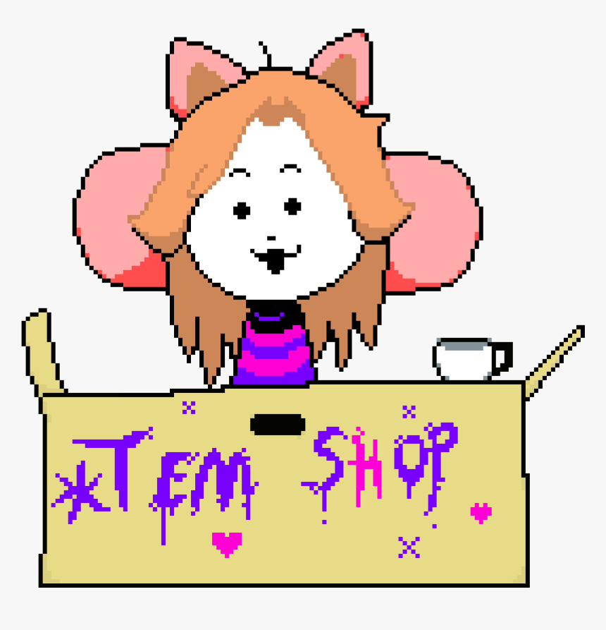 Temmie Undertale Pixel Art, HD Png Download, Free Download