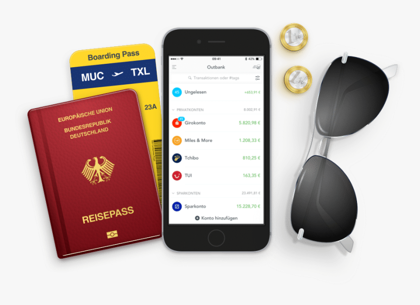 Reise App Geld Smartphone - Mobile Device, HD Png Download, Free Download