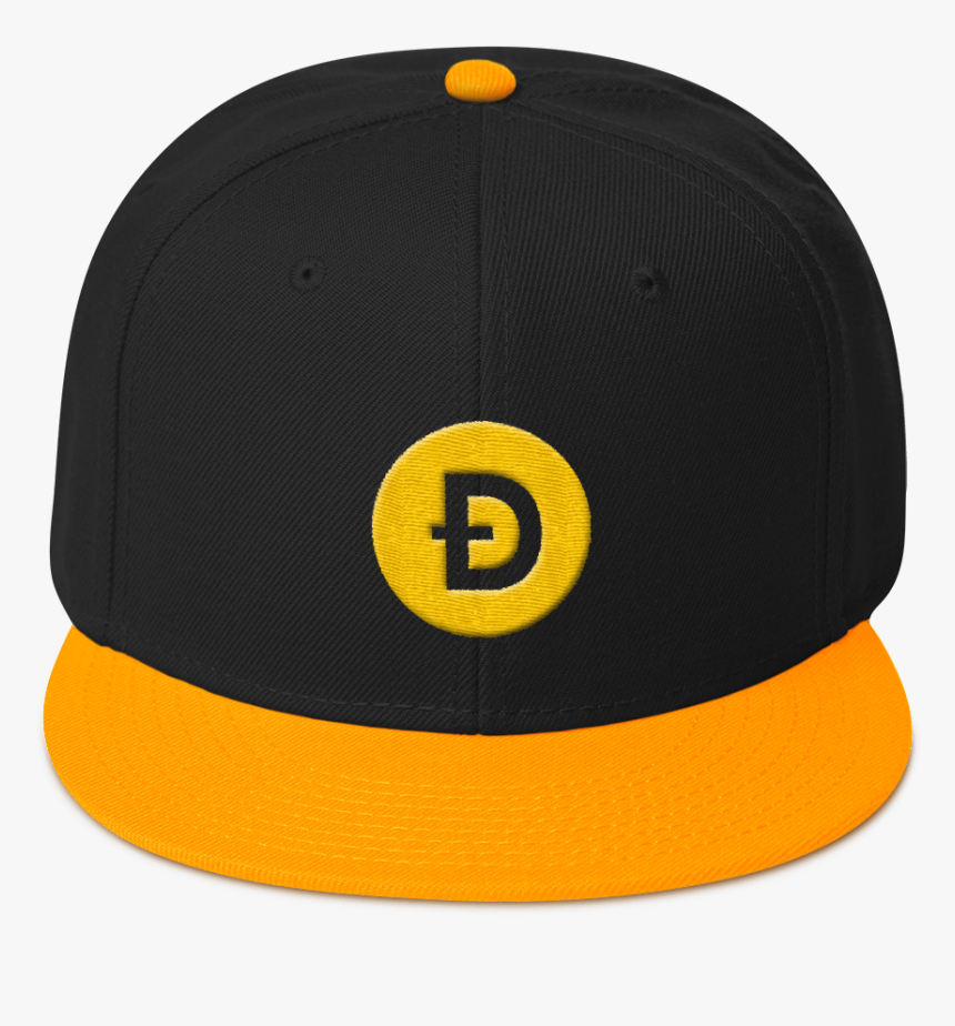 Dogecoin Logo Snapback Hat - Baseball Cap, HD Png Download, Free Download
