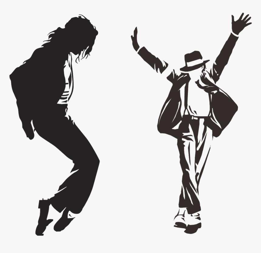 Michael Jackson Silhouette Png - Michael Jackson Dance Pose, Transparent Pn...