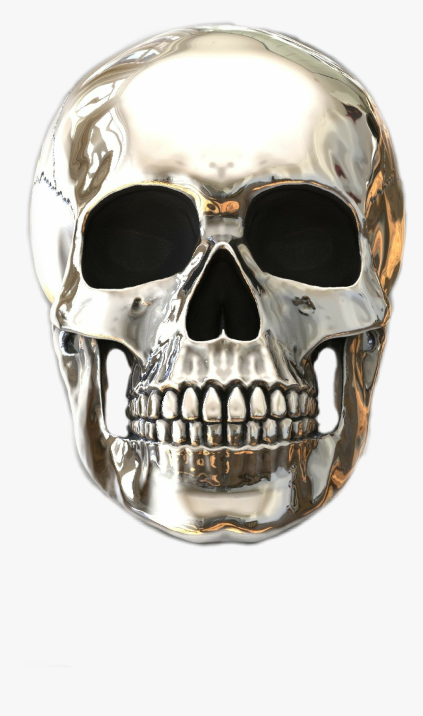 chrome steel Skull #rsr 