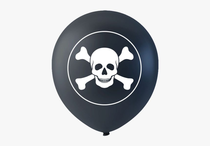 6 Balloons Skull , 10" - Emblem, HD Png Download, Free Download