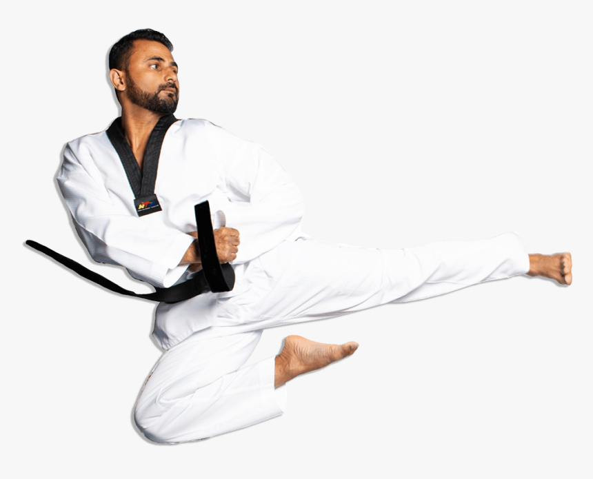 Fly Kick Taekwondo Png, Transparent Png, Free Download