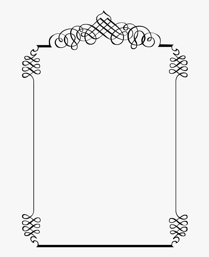 Invitation Frame Png Photo - Sample Frame For Wedding Invitation, Transparent Png, Free Download