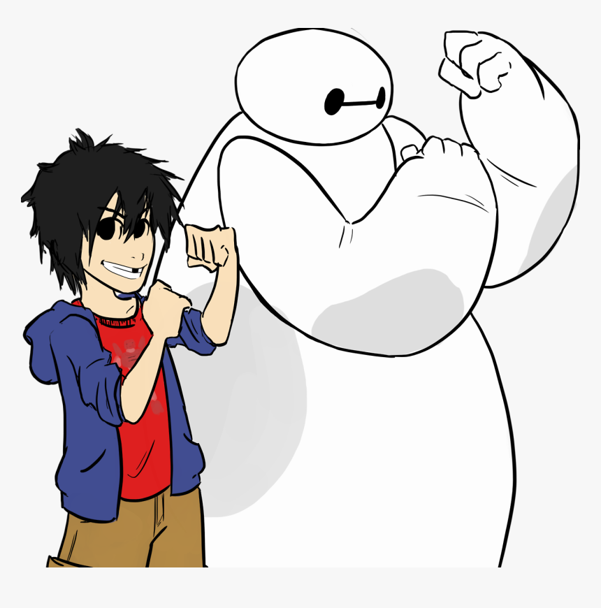 Hiro And Baymax - Cartoon, HD Png Download, Free Download