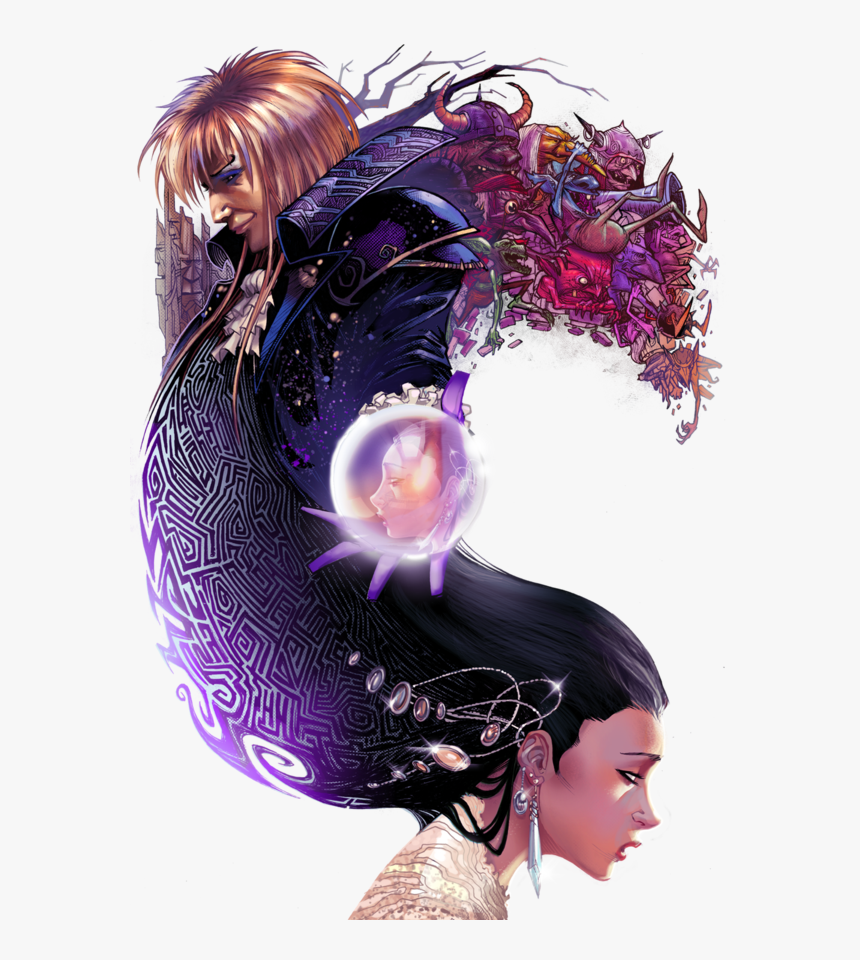 Labyrinth By Ivannamatilla - Jareth Y Sarah, HD Png Download, Free Download