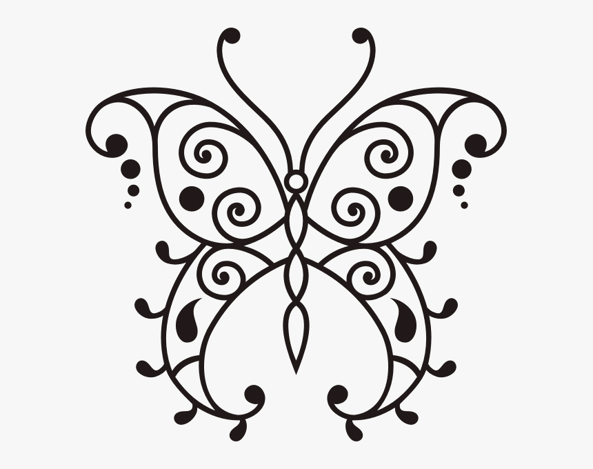 Sketch Tattoo Line Art Photography Clip Art - Swallowtail Butterfly, HD Png Download, Free Download