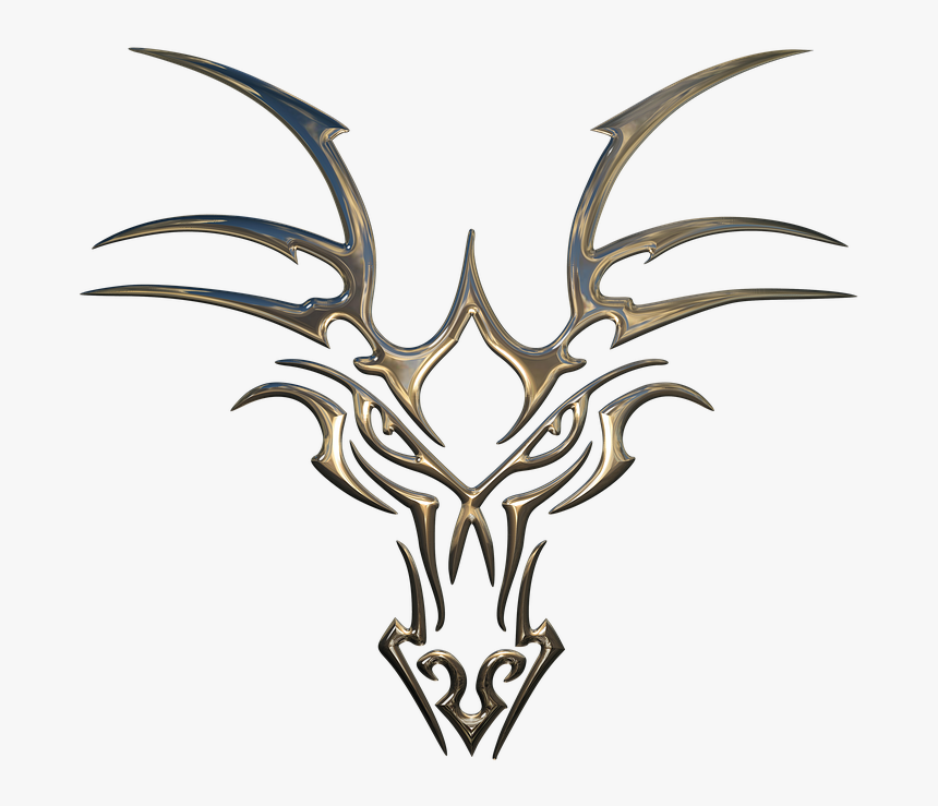 Dragon Head Tattoo Png, Transparent Png, Free Download