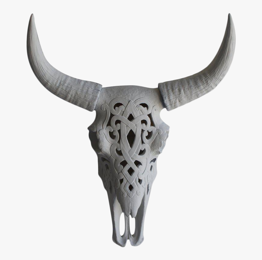 Texas Longhorn Bison Skull Bull - Cattle, HD Png Download, Free Download