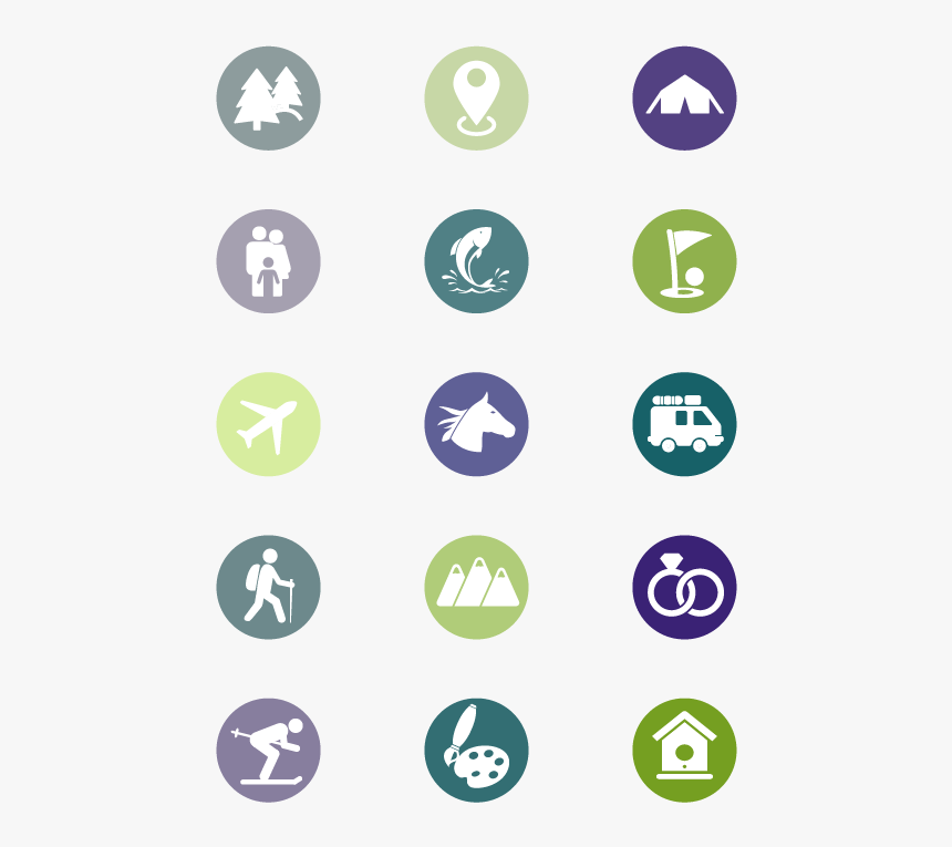 Transparent Travel Icons Png - Circle, Png Download, Free Download
