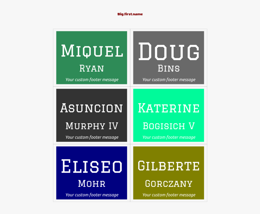 Nametag Name Badge Design College Reunion - Poster, HD Png Download, Free Download