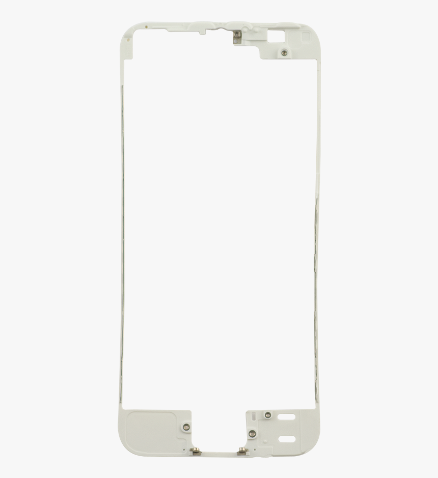 Iphone 5s White Frame With Hot Glue - Iphone 5 Bezel White Hot Glue, HD Png Download, Free Download
