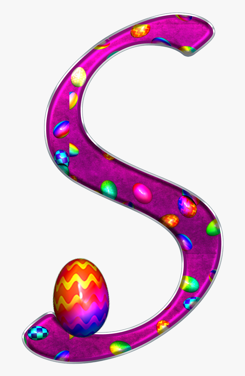 Alphabet Letter Initial Free Photo - Easter Alphabet Letters, HD Png Download, Free Download